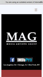Mobile Screenshot of mediaartistsgroup.com